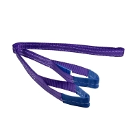 Zvedací popruh 1000 kg, Dvouvrstvý, Zvedací pás oko-oko, Fialový, Certifikovaný, B2