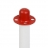 S-spojka k plastovým reťaziam je používaná na upevnenie plastovej reťaze na klobúčik plastového bezpečnostného stĺpika.