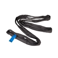 Kruhová smyčka 2000 kg, Dvouvrstvá, Nekonečná smyčka, Černá, Certifikovaná,